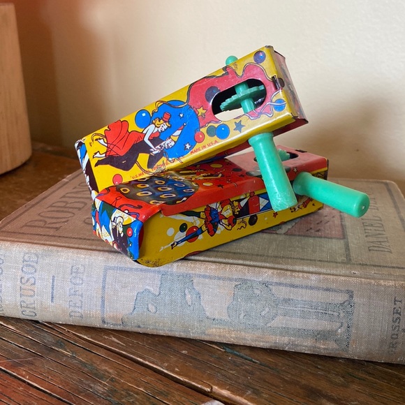 US METAL MFG CO Other - 4/$10 Really cool Vintage Noisemakers clown new years theme